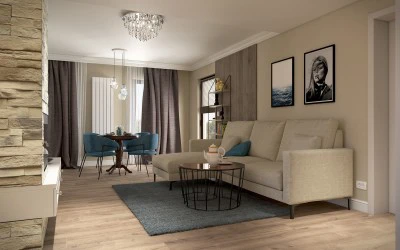 Design Interior Constanta - Amenajare Interioara Living Casa Galati