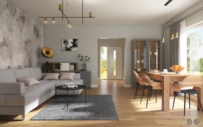 Design Interior Arad - Amenajare Interioara Living Casa Arad