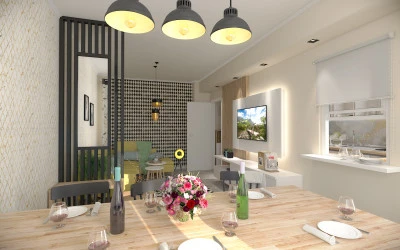 Design Interior Dining - Apartament Bucuresti