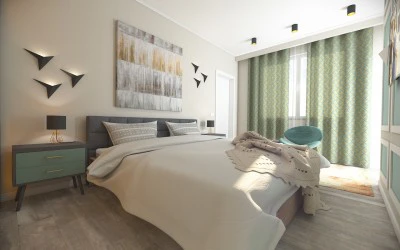 Dormitor Matrimonial in Stil Contemporan - Apartament Bucuresti