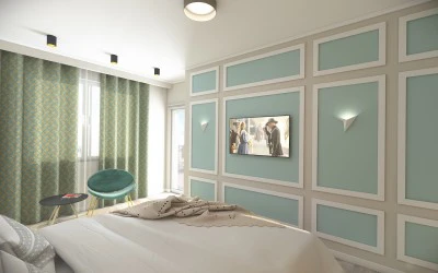 Amenajare 3D Dormitor Matrimonial - Design Interior Constanta