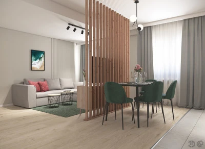 Design Interior Apartament Constanta - Amenajare Living Open Space