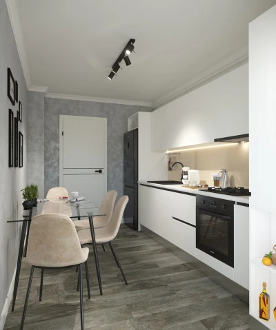 Design Interior Bucatarie Apartament Constanta