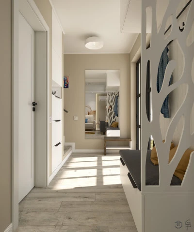 Design Interior Hol Intrare Casa Arad - Amenajari Interioare 3D Constanta