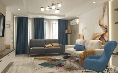 Design Interior Constanta - Amenajare Interioara Living Casa Arad